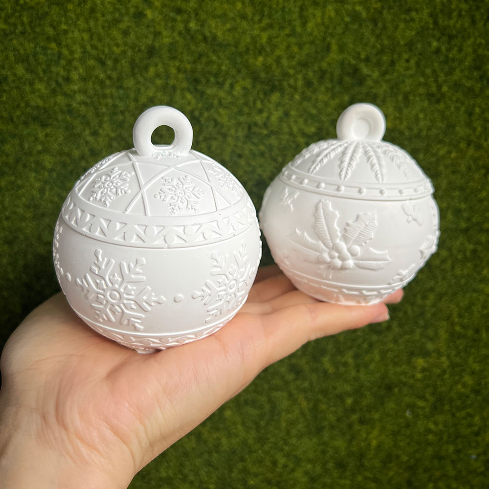 Candle Making Pot - Natal bola redonda vela jar molde