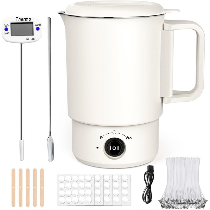 Candle Making Pot - Kit de panela elétrica para derreter