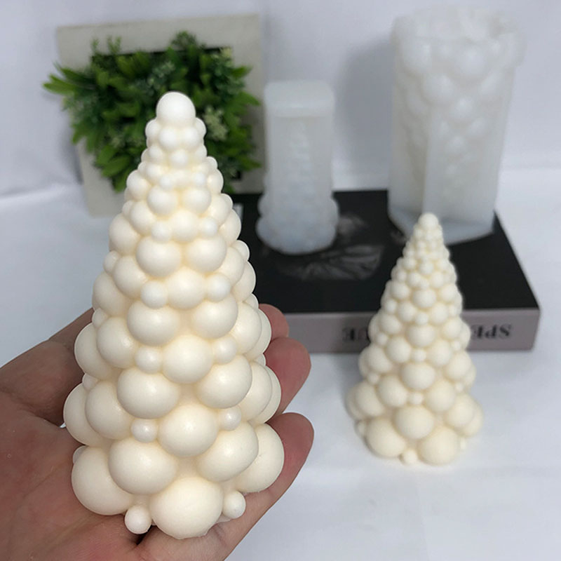 Candle Making Kit - 3D Bolha Árvore De Natal Silicone