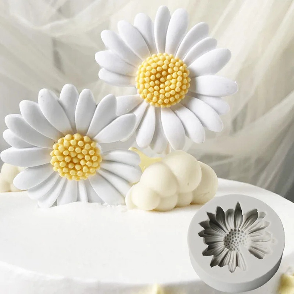 Candle Making Items - Molde de Flor Margarida 3D Molde