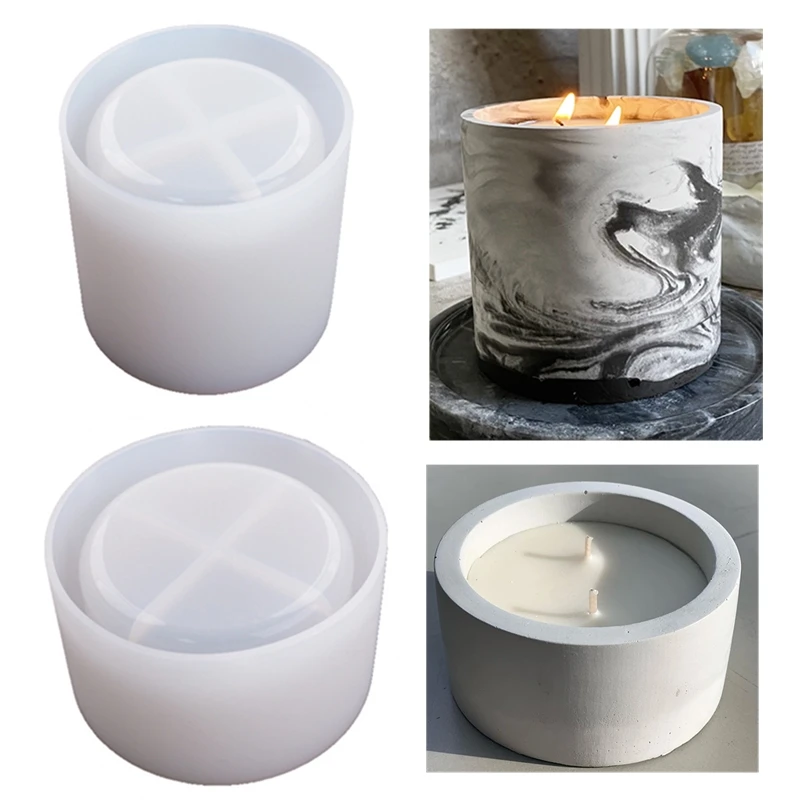 Candle Making Pot - Moldes redondos de cimento e concreto,