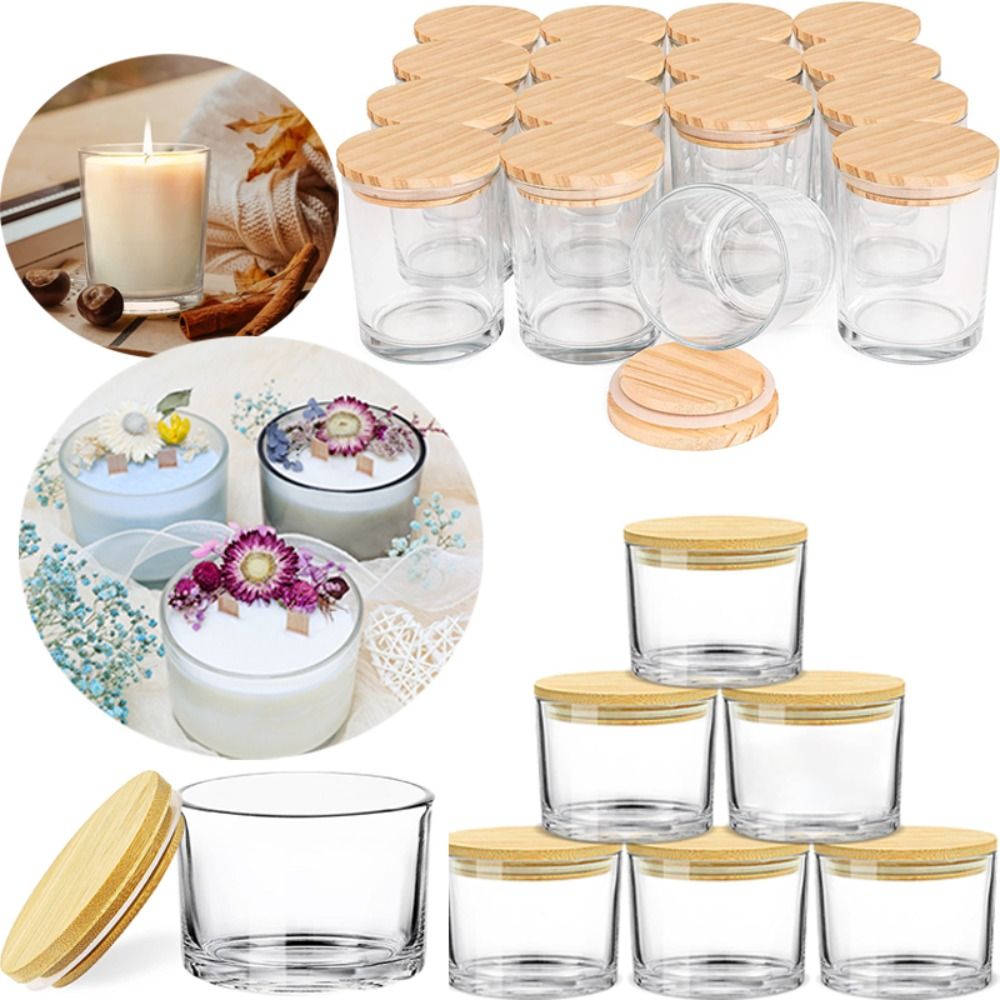 Frascos De Vela De Vidro Claro - Candle Making Pot avaliação e preço