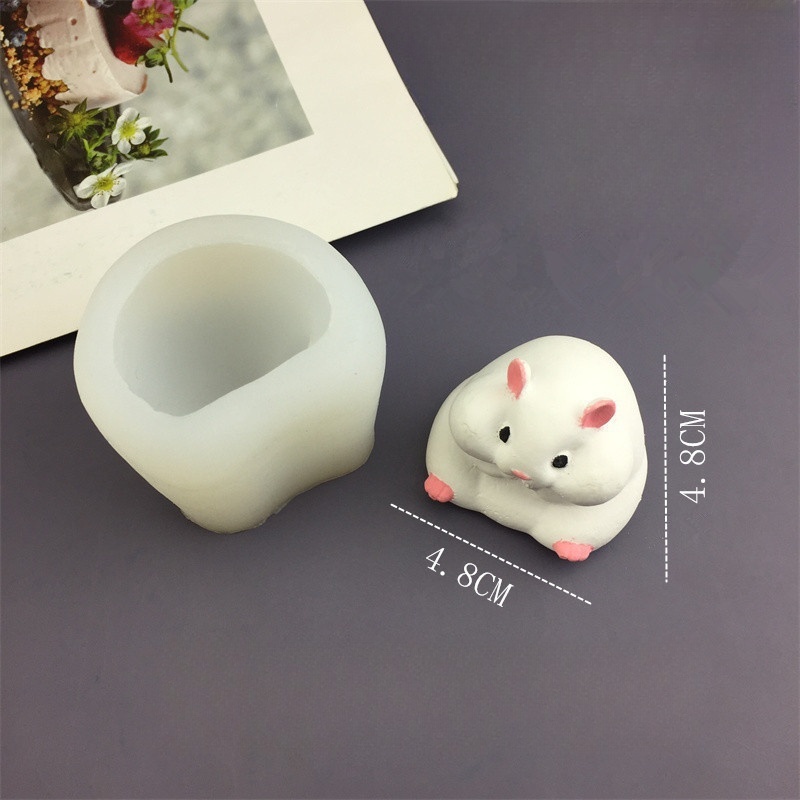 Diy bonito hamster molde pudim - Candle Mold Silicone avaliação e preço