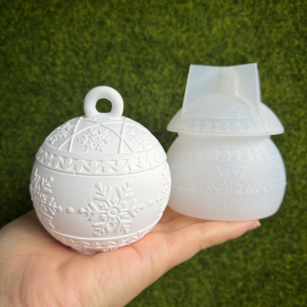 Natal bola redonda vela jar mo - Candle Making Pot avaliação e preço
