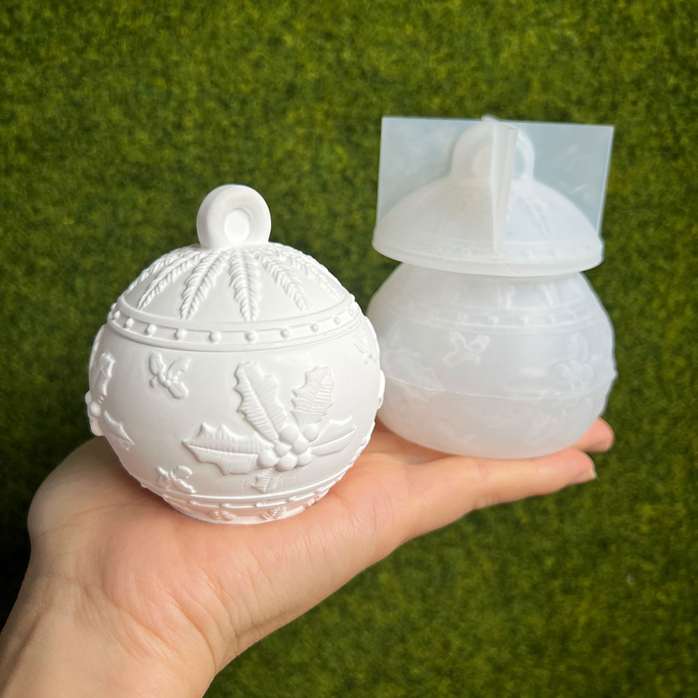 Natal bola redonda vela jar mo - Candle Making Pot avaliação e preço