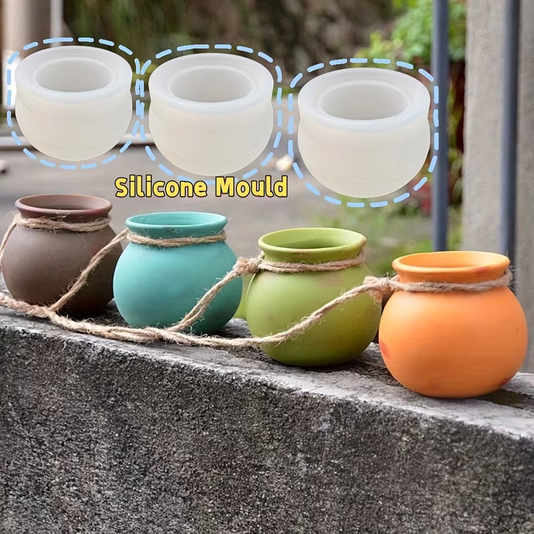 Moldes de Silicone para Vasos  - Candle Mold Silicone avaliação e preço
