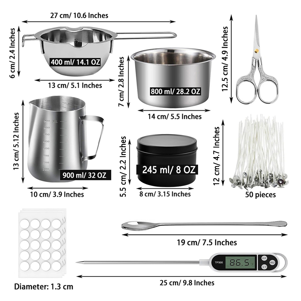Glintmos Kit de fabricação de  - Candle Making Pot avaliação e preço