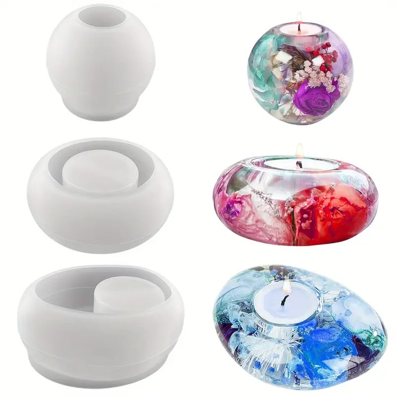 Molde de silicone de resina de - Candle Making Pot avaliação e preço