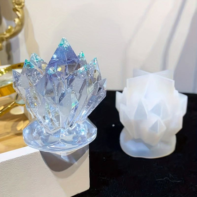 1pccristal cluster decorativo  - Candle Mold Silicone avaliação e preço