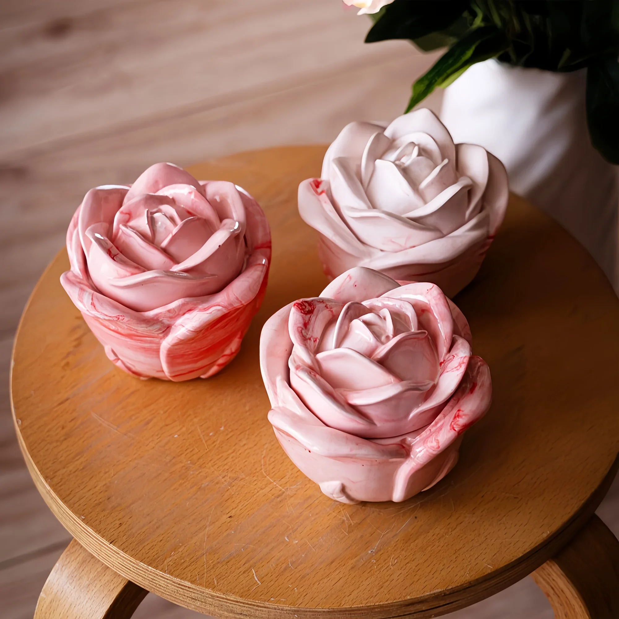 Conjunto de 2 peças de moldes  - Candle Mold Silicone avaliação e preço