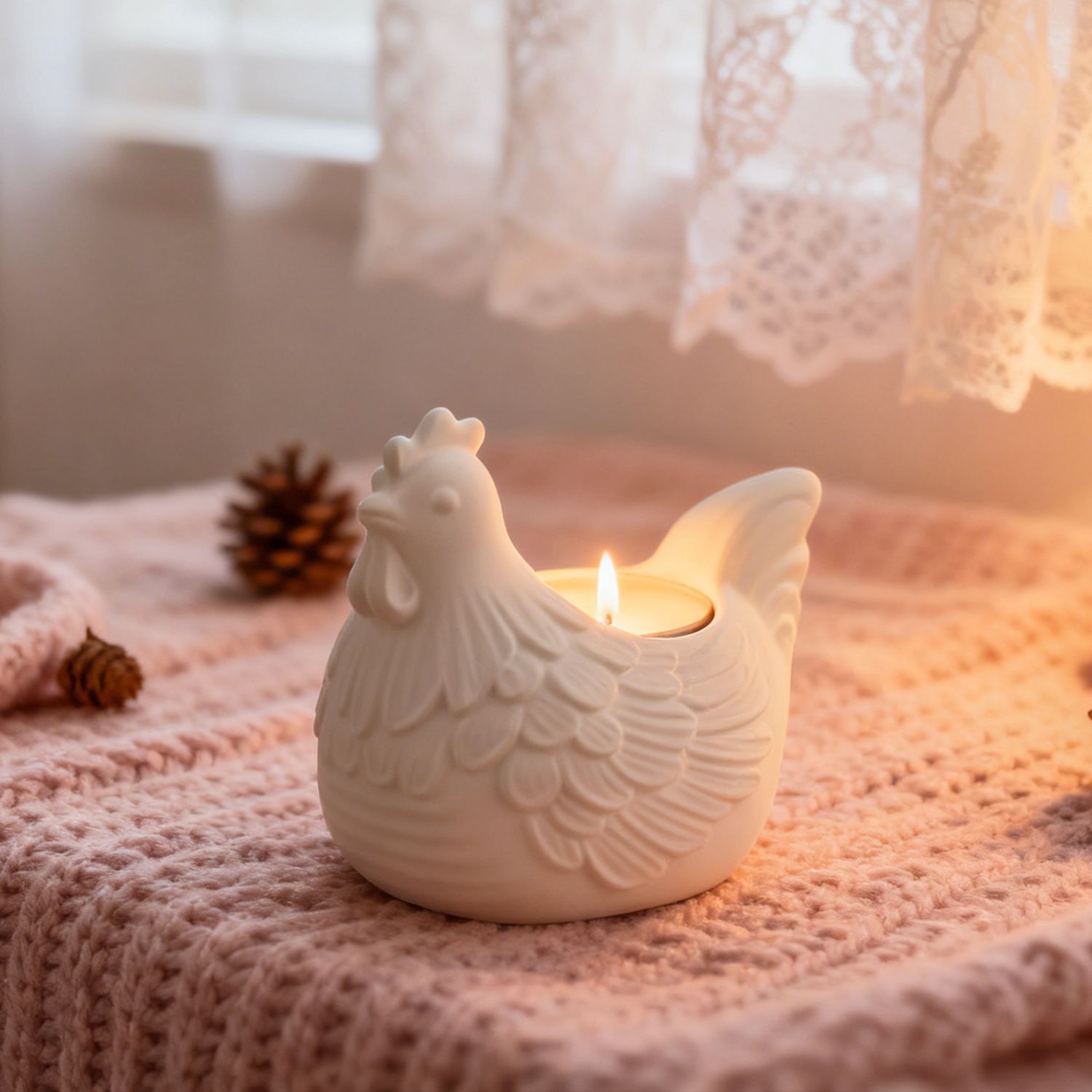 Diy 3d pequeno frango castiçal - Candle Mold Silicone avaliação e preço
