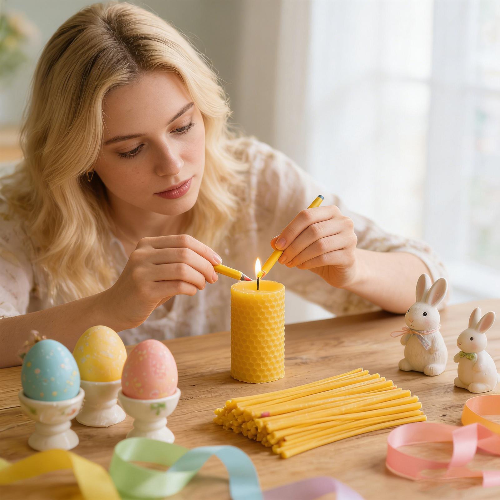 Bastões de Cera de Abelha para - Candle Making Kit avaliação e preço