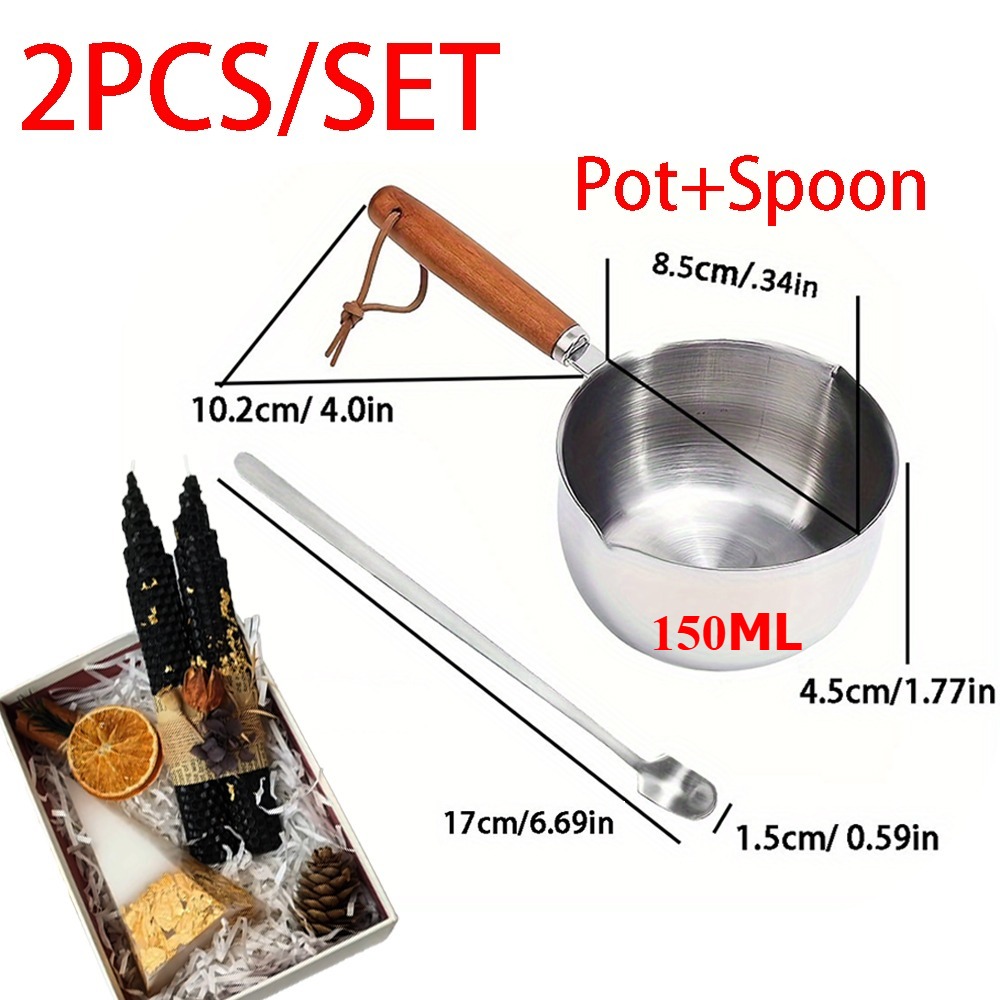 2 PEÇAS/CONJUNTO: Panela de De - Candle Making Pot avaliação e preço