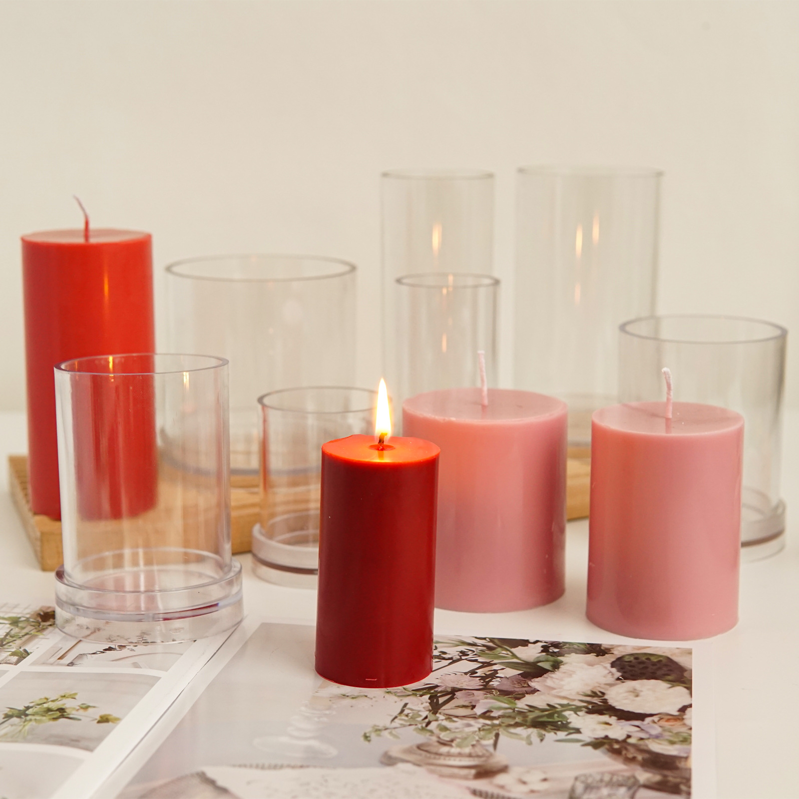 Vários moldes de vela cilíndri - Candle Making Kit avaliação e preço
