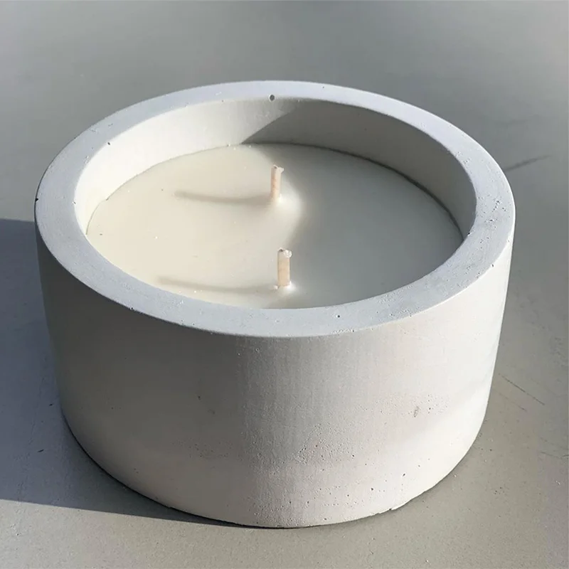 Moldes redondos de cimento e c - Candle Making Pot avaliação e preço
