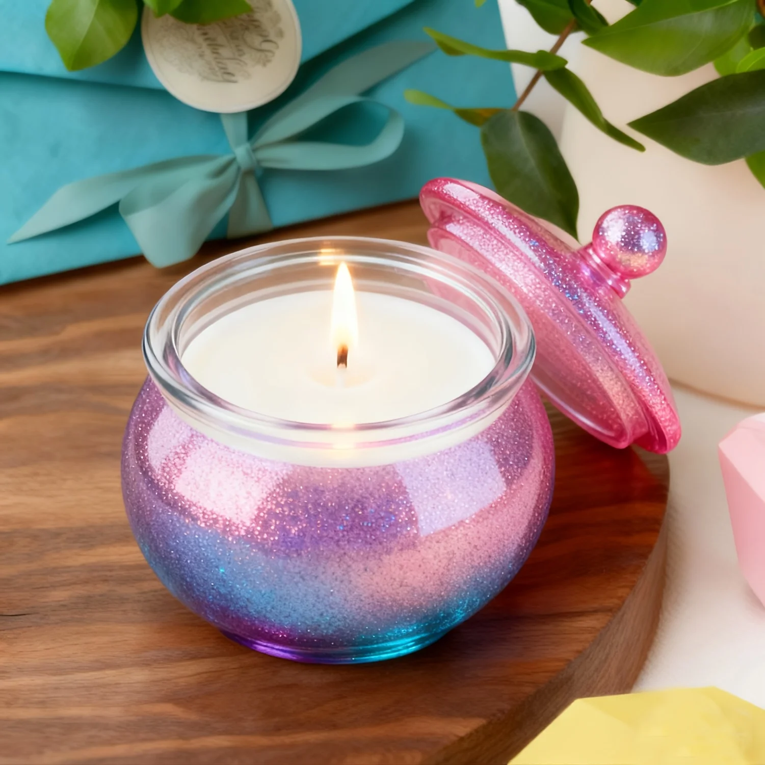 1 conjunto de moldes redondos  - Candle Mold Silicone avaliação e preço